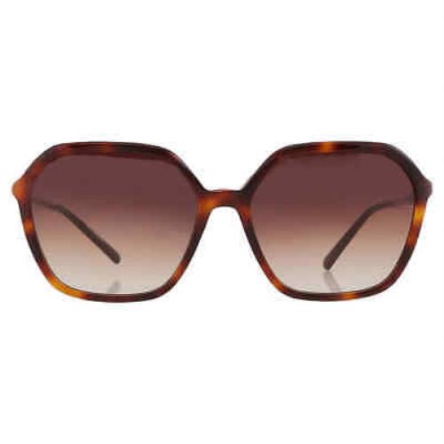 Lacoste Brown Gradient Hexagonal Ladies Sunglasses L962S 230 60 L962S 230 60