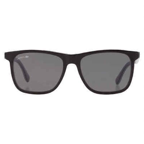 Lacoste Polarized Grey Square Men`s Sunglasses L875SP 001 56 L875SP 001 56