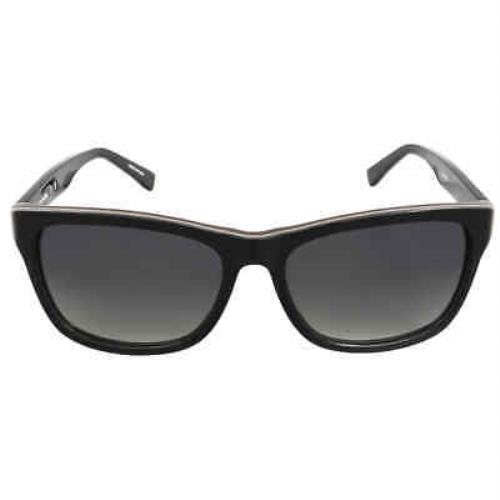 Lacoste Polarized Grey Square Unisex Sunglasses L683SP 001 55 L683SP 001 55