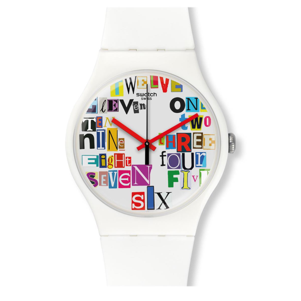 Swatch Swiss Made Model Multi Collage SUOW132 White Dial Quartz Unisex