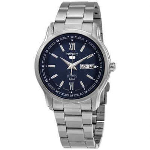 Seiko 5 Automatic Blue Dial Stainless Steel Men`s Watch SNKP17J1