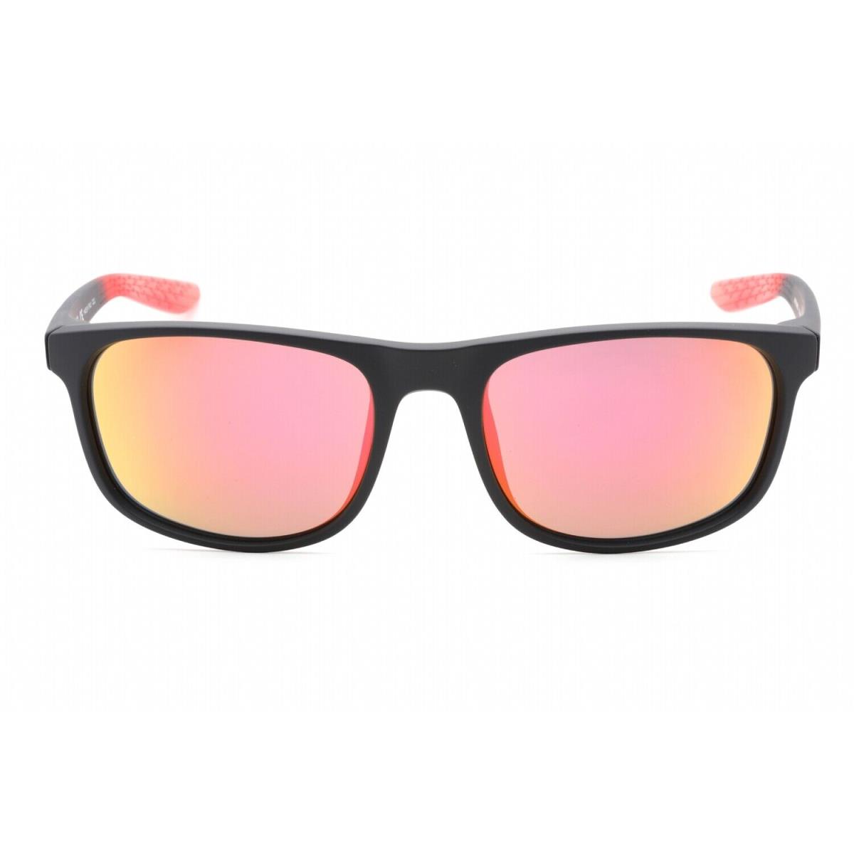 Nike Endure M MI CW4650 015 Sunglasses Matte Gridiron Frame Pink Lenses 59mm