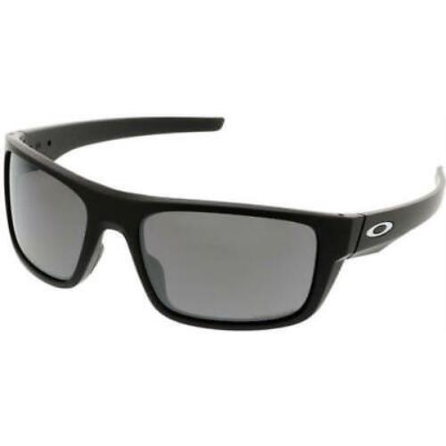 Oakley Drop Point Rectangular Men`s Matte Black/prizm Black Polarized Sunglasses - Matte Black/Prizm Black Polarized, Frame: Black, Lens: Black
