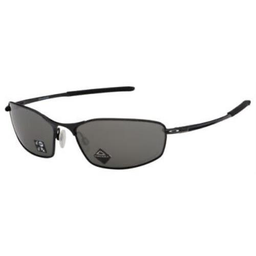 Oakley Whisker Satin Black/prizm Black Polarized 60mm Sunglasses OO4141 03 60 - Satin Black/Prizm Black Polarized, Frame: Black, Lens: Black