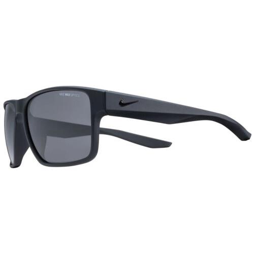 Nike Essent-Venture-002 Unisex Square Designer Sunglasses Matte Black/grey 59 mm