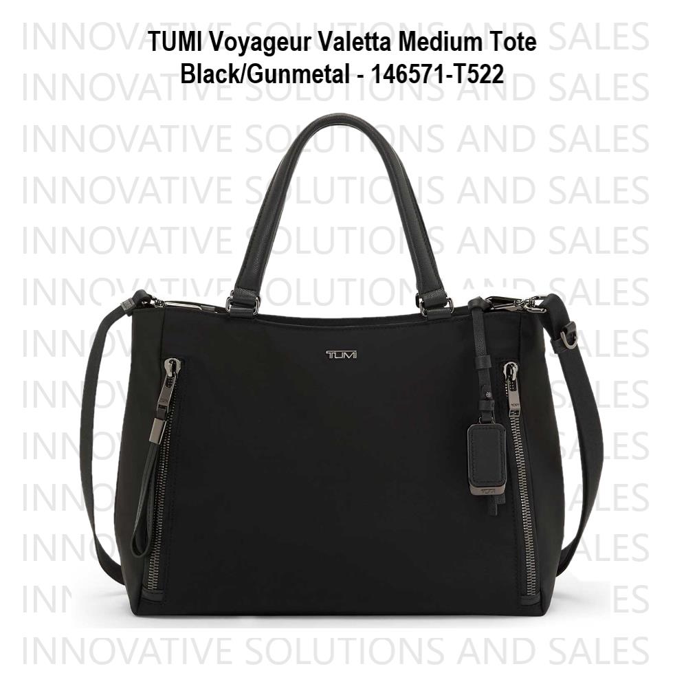 Tumi Voyageur Valetta Medium Tote - Black/gunmetal - 146571-T522