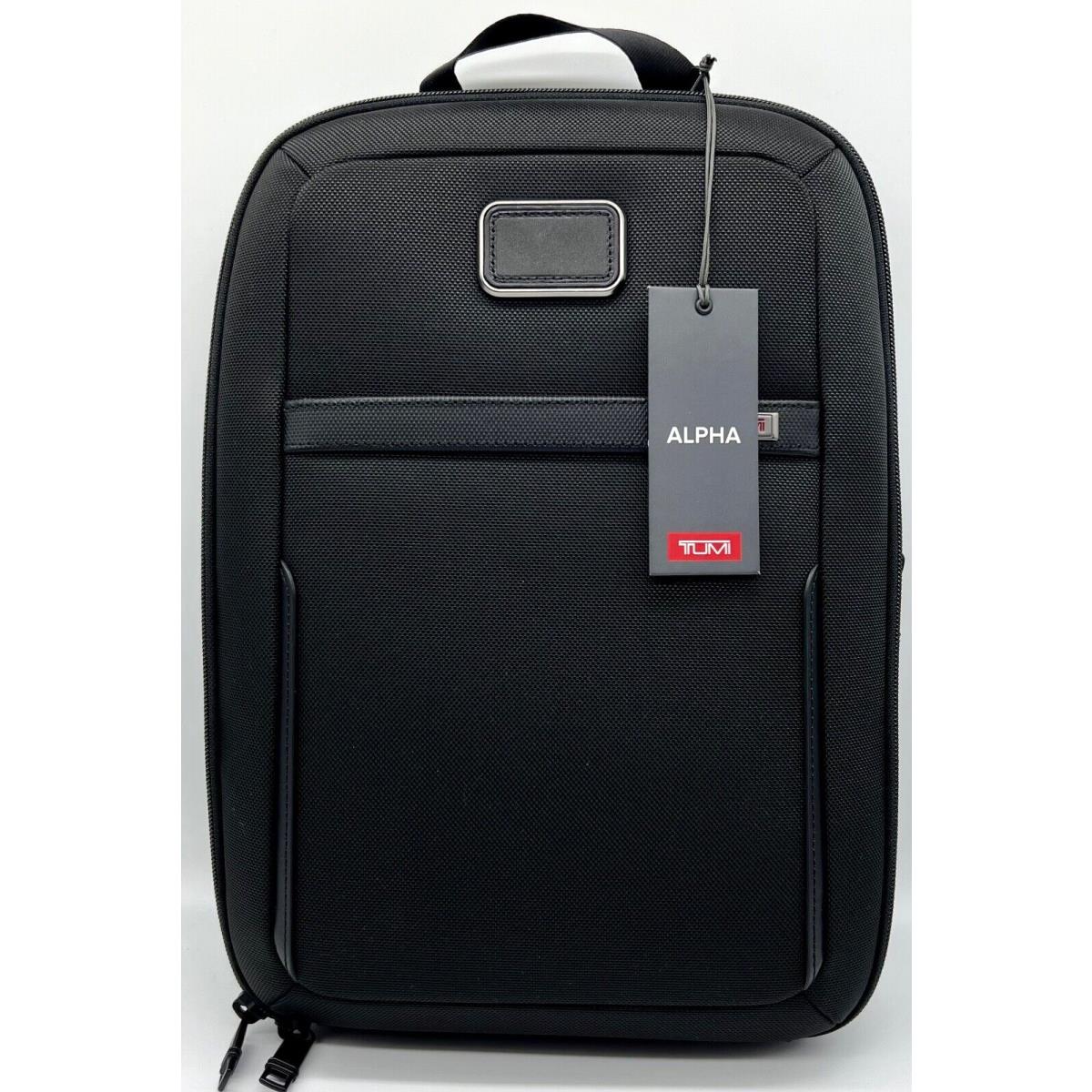 Tumi Alpha 3 Black Shoe Bag Shoulder Bag Expandable Versatile
