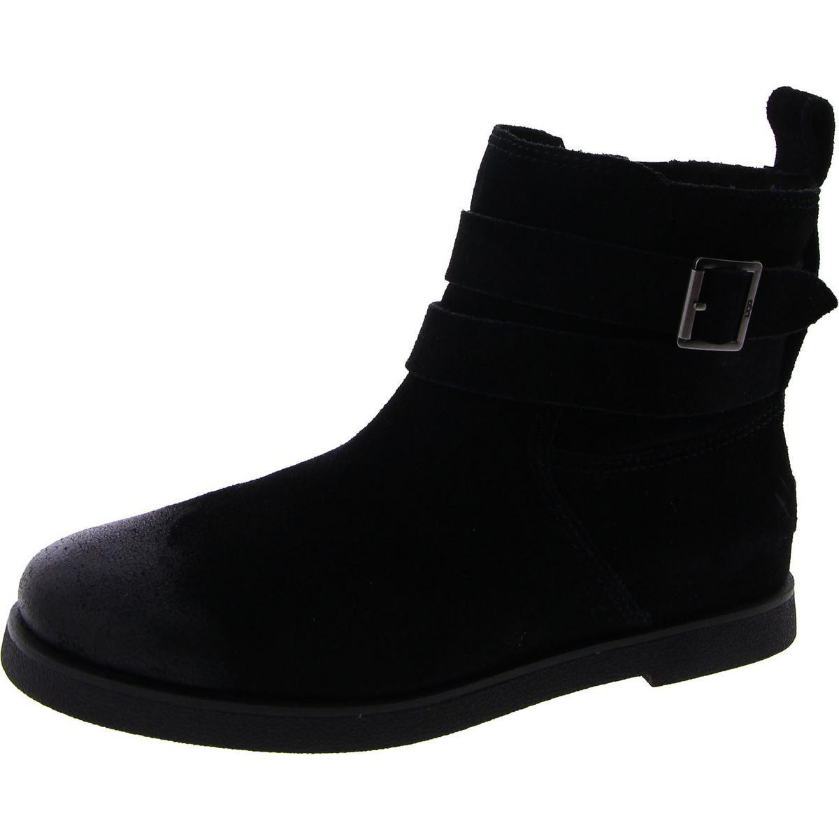 Ugg Womens Josefene Suede Ankle Zipper Booties Shoes Bhfo 3023 Black