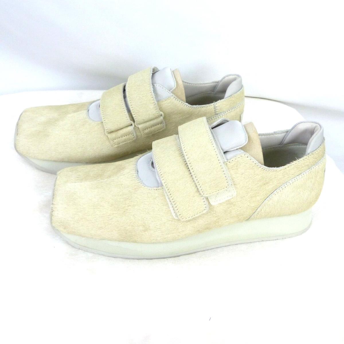 Ugg Eckhaus Latta Block Strap Bone White Sneaker Size 8