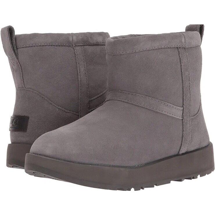 Ugg W Classic Mini Waterproof Boots Metal