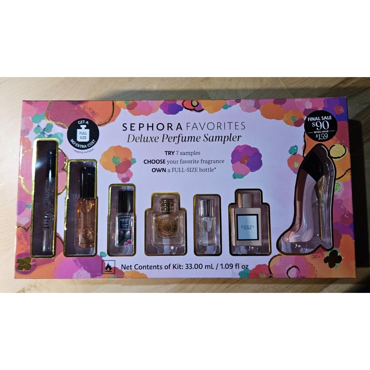 Sephora Favorites Deluxe Mini Perfume Discovery Sampler Set NO Certificate E2-8