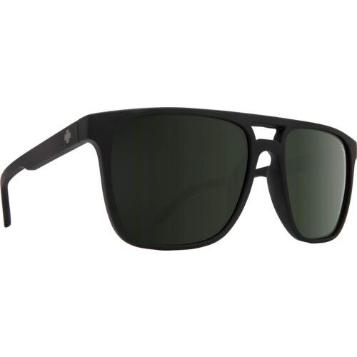 Spy Optics - Czar Sunglasses Soft Matte Black Happy Gray Green - Soft Matte Black/Happy Gray Green