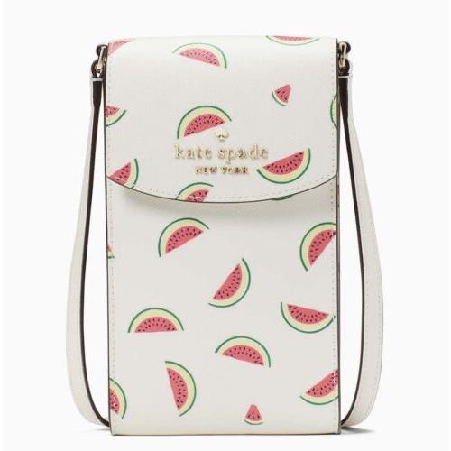 Nip Kate Spade Staci Watermelon Party North South Flap Phone Crossbody Bag