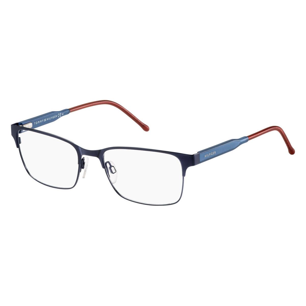 Tommy Hilfiger 1396 Eyeglasses 0R1W Matte Blue Bl 53mm