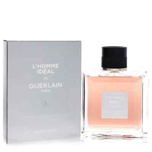 L`homme Ideal By Guerlain Eau De Parfum Spray Label