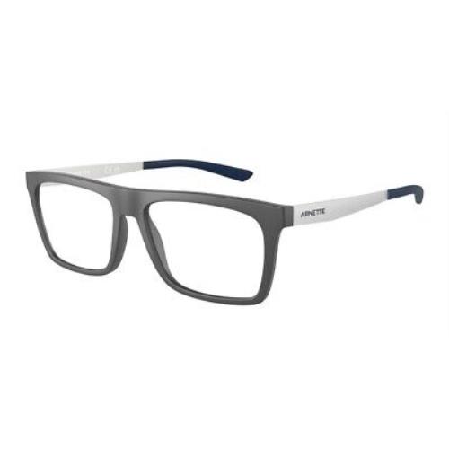 Arnette AN7222 2786 Murazzi LI Matte Trans Dk Grey Trans 55 mm Unisex Eyeglasses