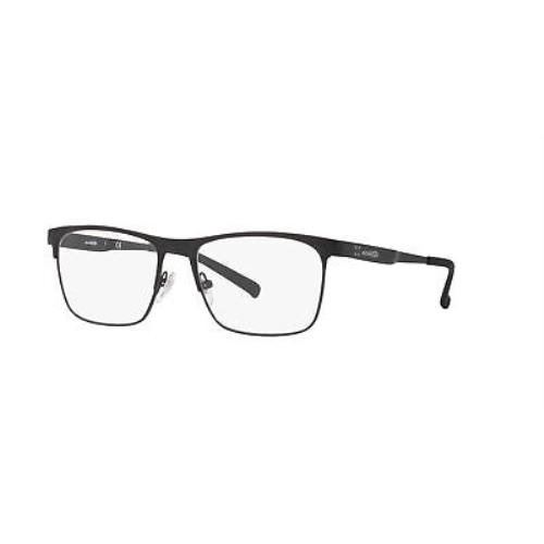 Arnette AN6121 501 Hackney Matte Black Transparent 53 mm Unisex Eyeglasses