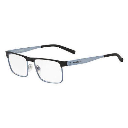 Arnette AN6120 707 Rectangle Rubber Black Demo Lens 53 mm Men`s Eyeglasses