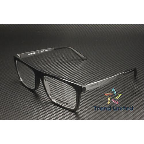 Arnette AN7174 2753 Rectangle Black Demo Lens 55 mm Men`s Eyeglasses