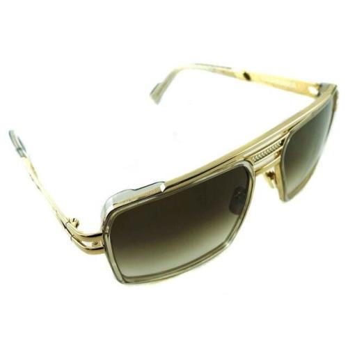 Cazal Sunglasses 6033/3 003 60MM Crystal Gold Frame with Brown Gradient Lenses