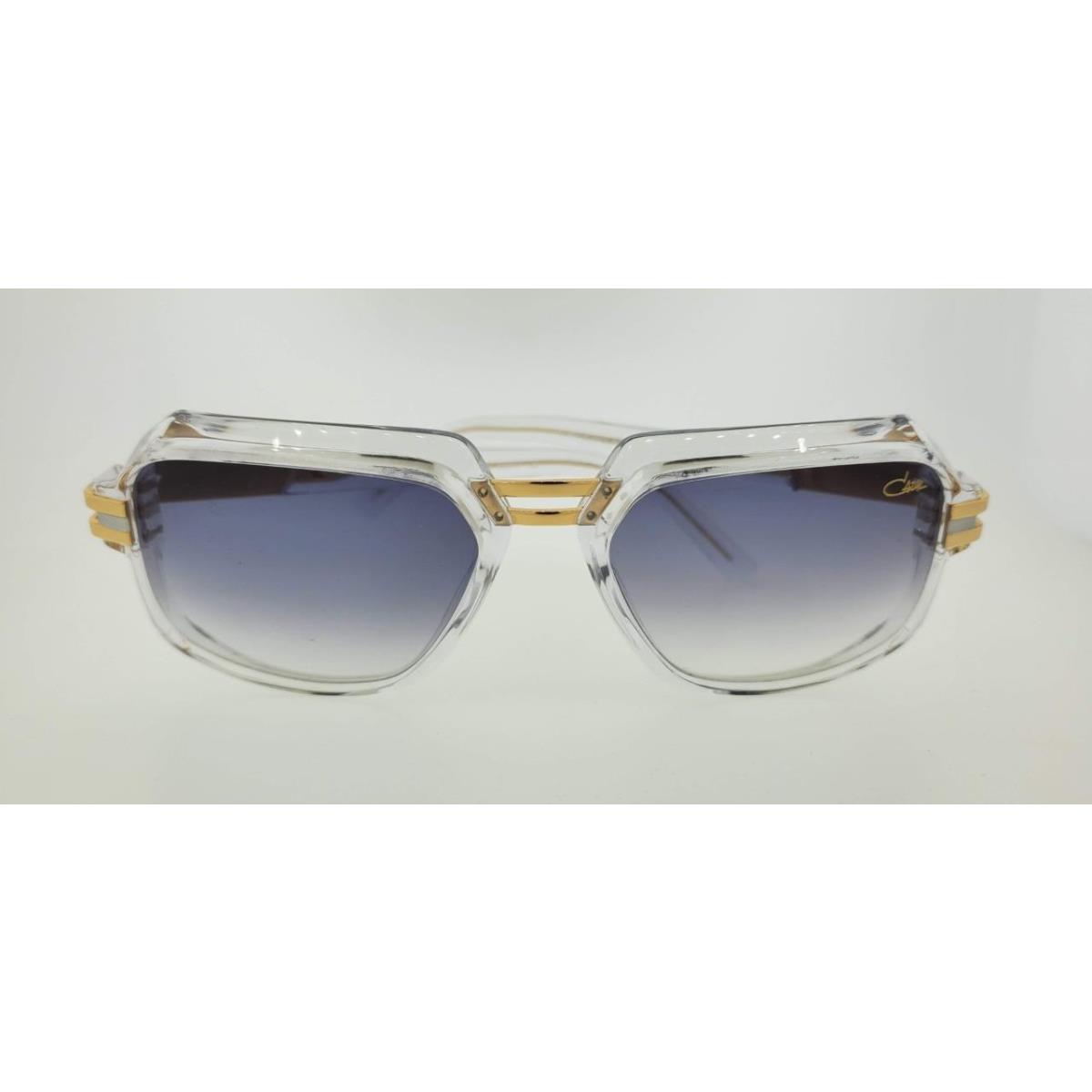 Cazal Sunglasses 6004 004 56MM Crystal Gold Frame with Grey Gradient Lenses