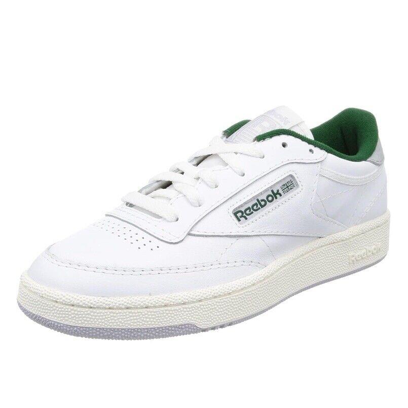 Reebok Club C 85 100032970 Sneakers Unisex White Green Leather Size 10 Us. R11