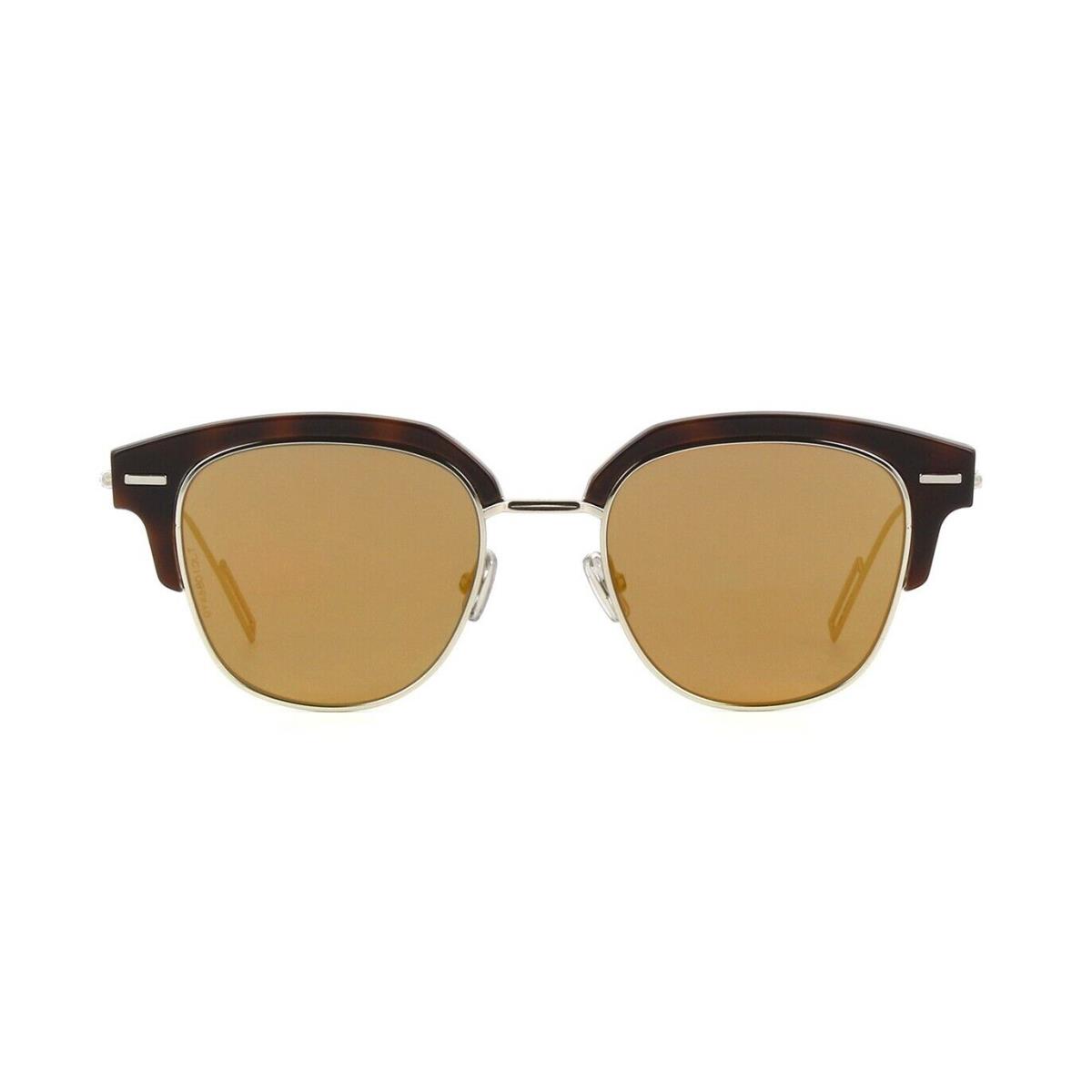 Dior Tensity Havana Gold/grey Orange Mirrored 2IK/83 Sunglasses