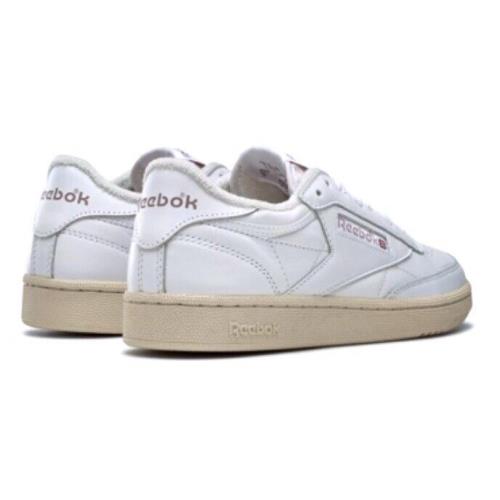 Reebok Women`s Club C 85 Vintage Shoes Sz 9 White/chalk/lilac 100009668 - White/Chalk/Infused Lilac