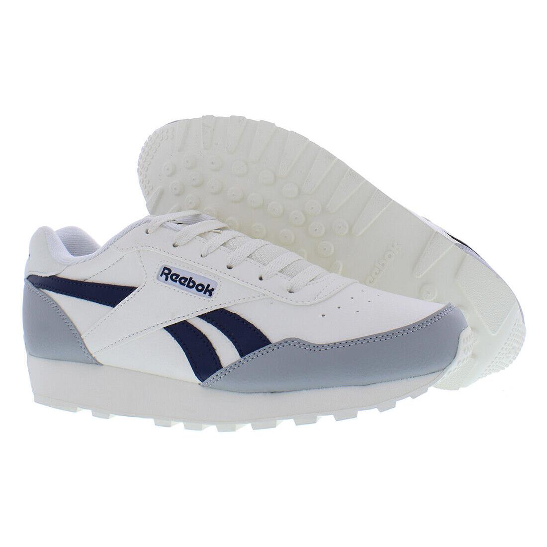 Reebok Rewind Run Mens Shoes Size 9 Color: Cream/navy/grey - White, Main: Off-White