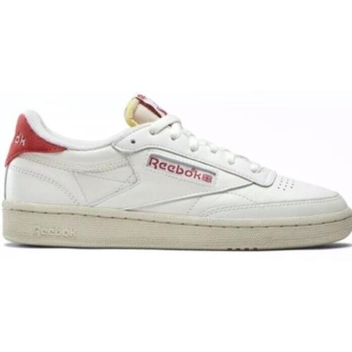 Reebok Women`s Club C 85 Vintage Shoes Sz 6 Chalk/p.white/a.dust 100074233 - Chalk/Paperwhite/Asteroid Dust