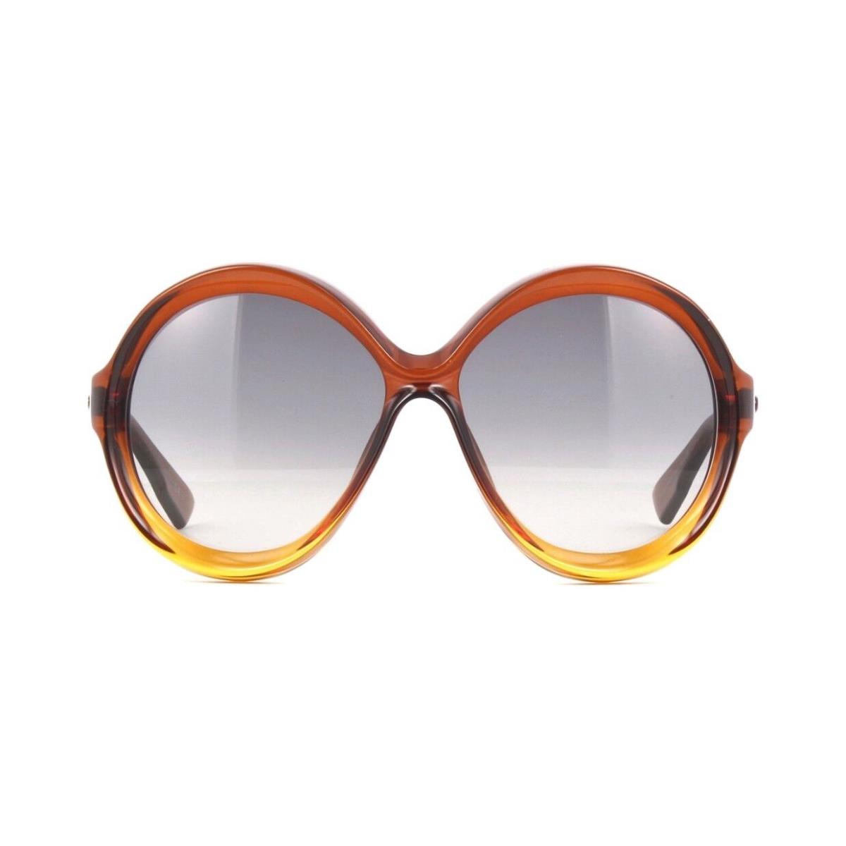 Christian Dior Bianca Brown Shaded Orange/grey Shaded 12J/9O Sunglasses
