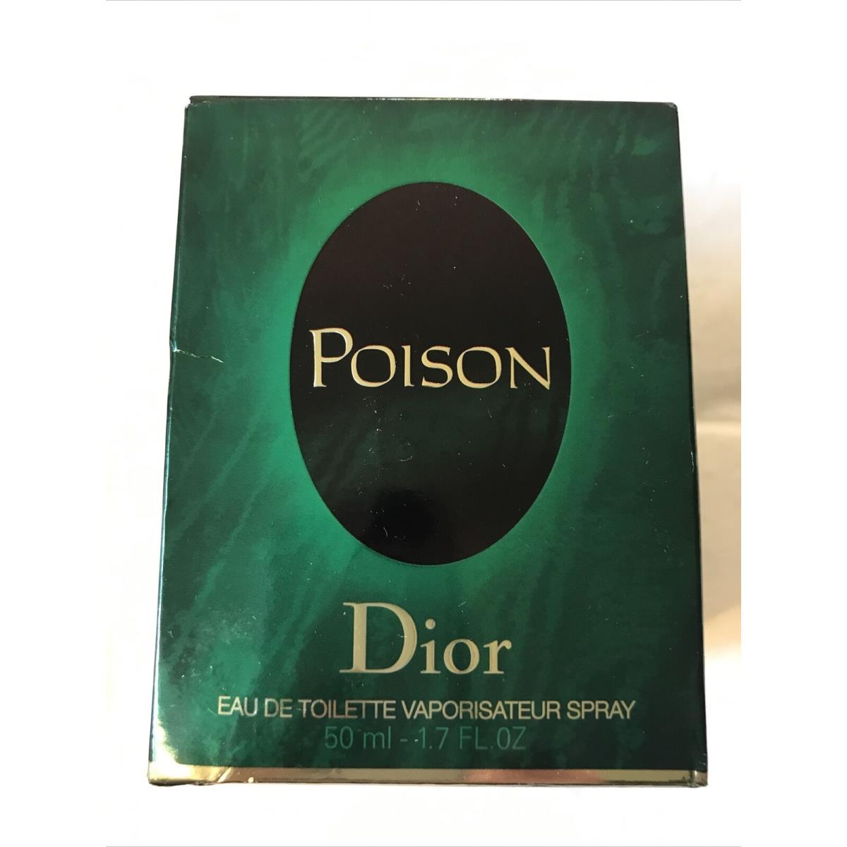 Poison by Christian Dior Eau De Toilette Spray 1.7oz Rare Htf