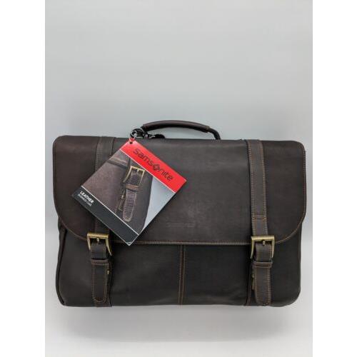 Samsonite Business Classic Leather Briefcase