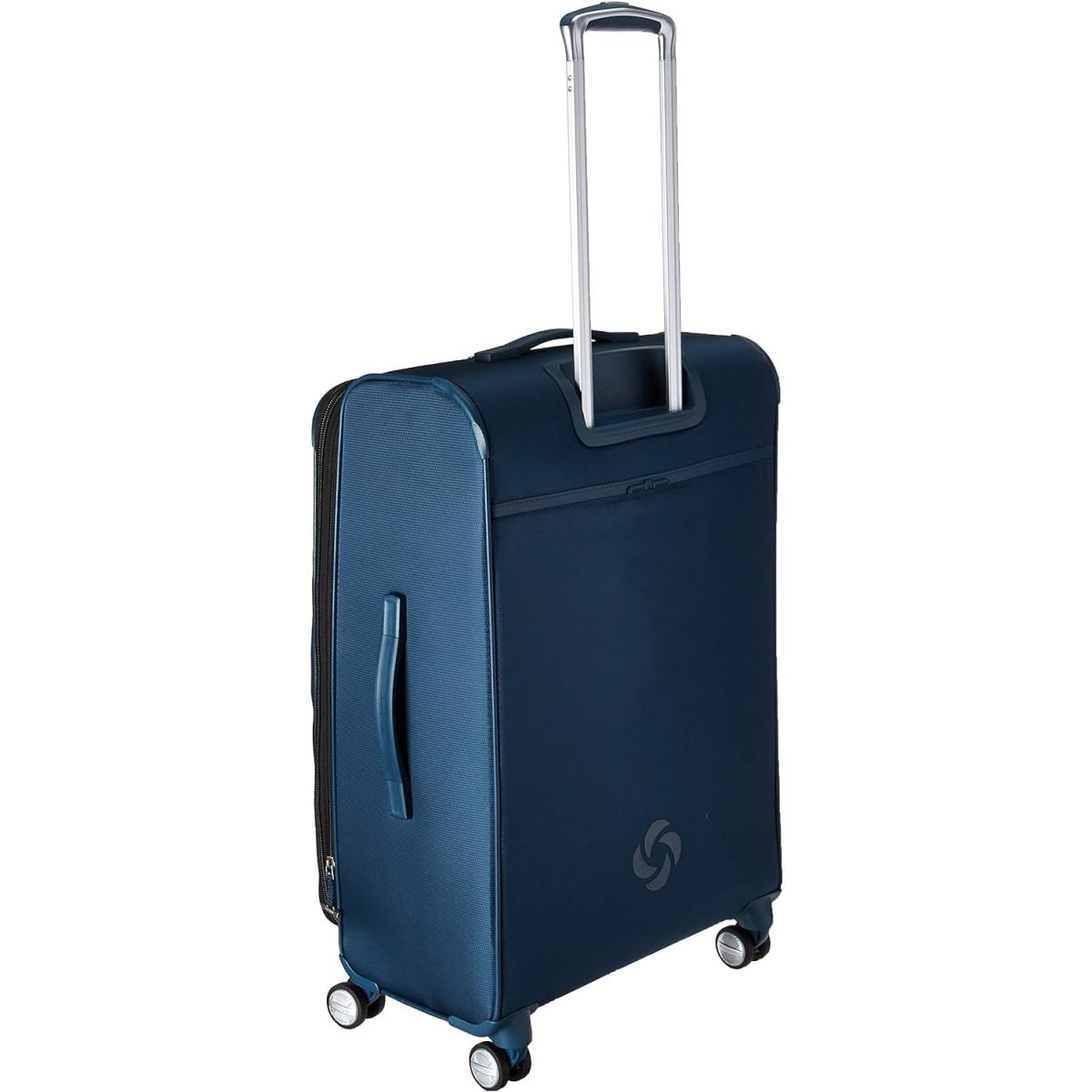 Samsonite Solyte Dlx Softside Expandable Luggage with Spinner Wheels Mediterranean Blue