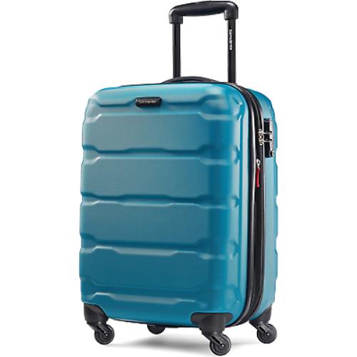Samsonite Omni PC Hardside Expandable Luggage with Spinner Wheels Carry-on Blue