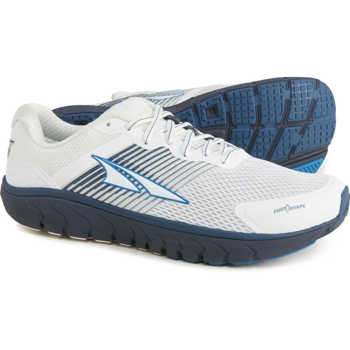 Mens Altra Provision 4 Running Shoes White Navy Size 9.5