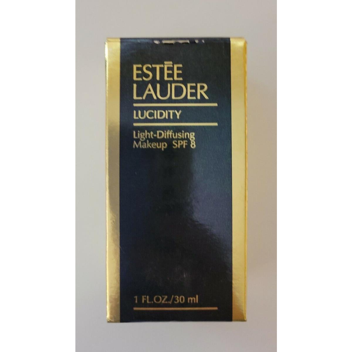 Estee Lauder Lucidity Light Diffusing Makeup 1 oz Spf 8 Porcelain 38 Htf