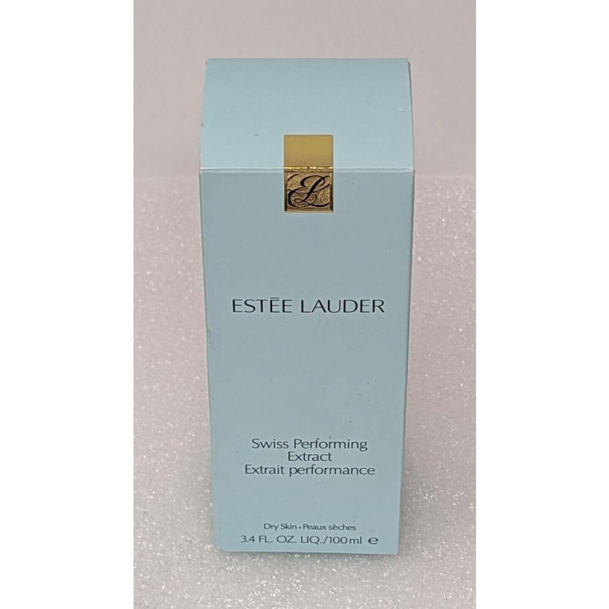 Estee Lauder Swiss Performing Extract For Dry Skin 3.4 oz / 100 ml