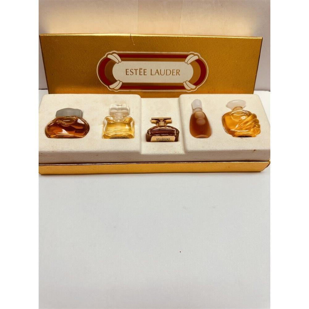 Estee Lauder Small Wonders Perfume Miniature Set Old Vintage Formula Rare