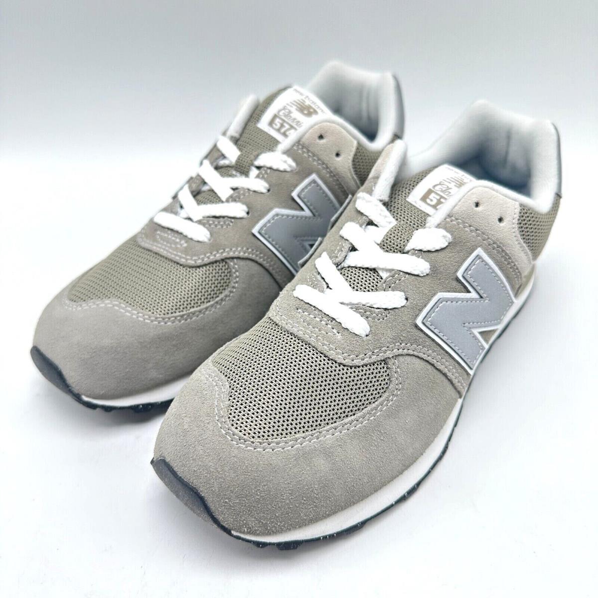 New Balance 574 Big Kid Core Pack-grey White Youth Shoes GC574EVG sz 5-7