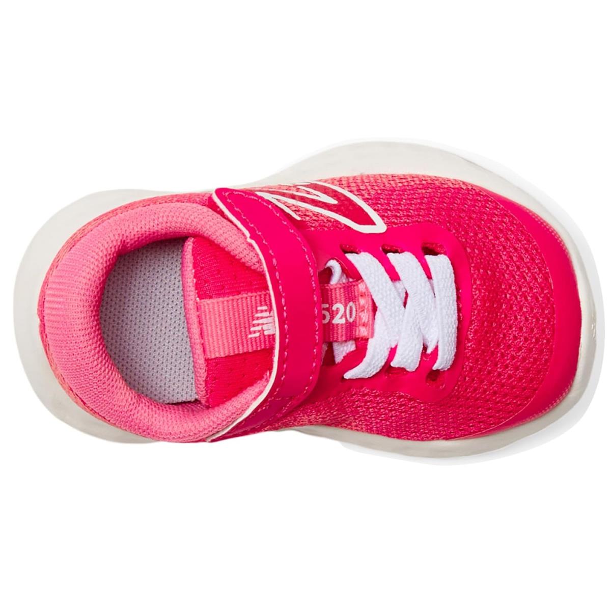 Girl`s Shoes New Balance Kids 520v8 Bungee Lace Infant/toddler