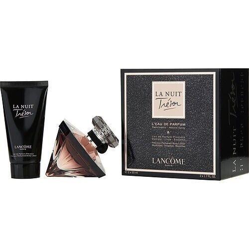 Lancome Tresor La Nuit Eau de Parfum Spray 1.7 oz Body Lotion 1.7 oz Travel Offer