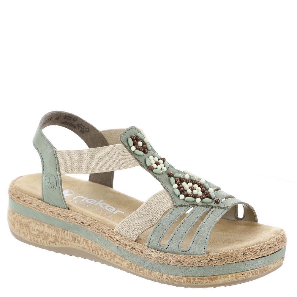 Rieker Regina 21 Women`s Sandal Sage/Cream