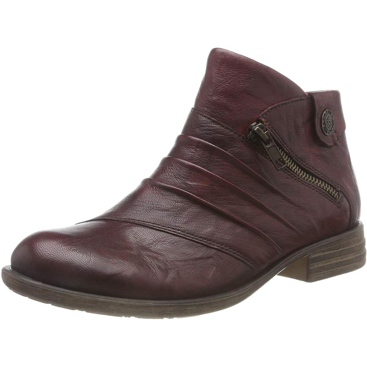 Remonte by Rieker Women`s Merlot Ankle Comfort Boots D4971-35