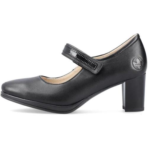 Rieker Women`s 49562-00 Block Heel Hook and Loop Closure Pumps Size EU 41