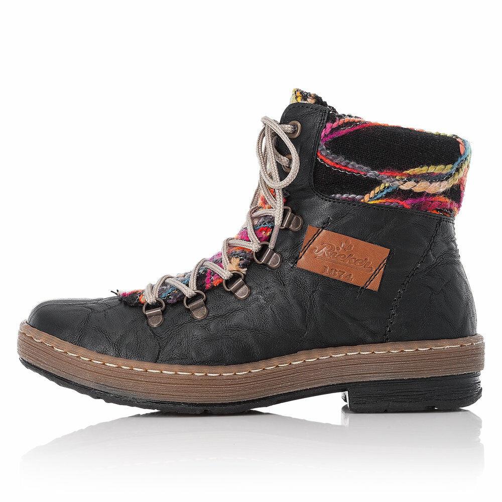 Rieker Women`s Z6743-00 Felicitas 43 Boot Black Combination Size 36 EU