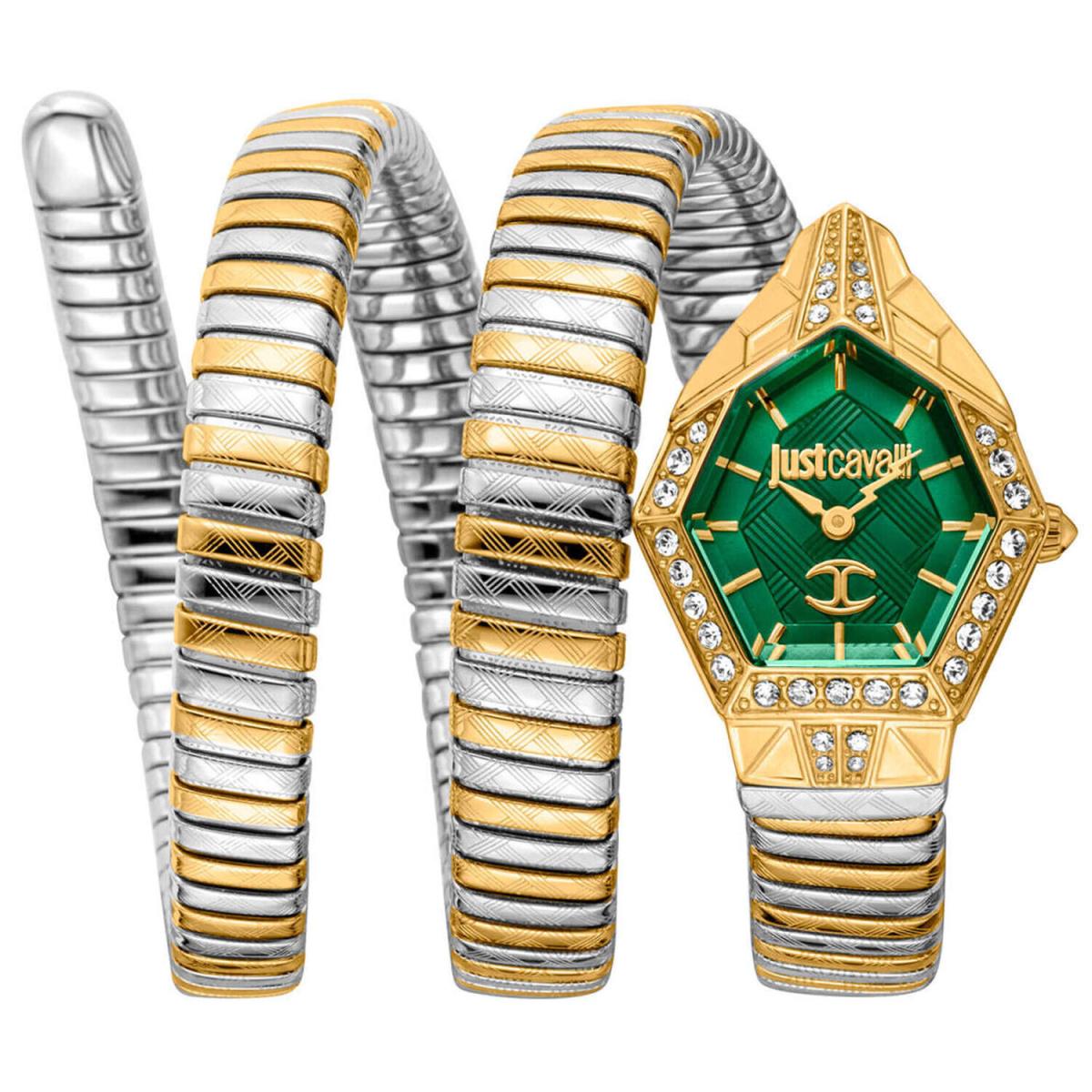 Just Cavalli Women`s Mesmerizing Green Dial Watch - JC1L304M0065