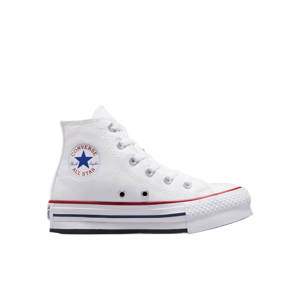 Converse Little Kid Chuck Taylor All Star Eva Lift Hi White/garnet/navy 372860F