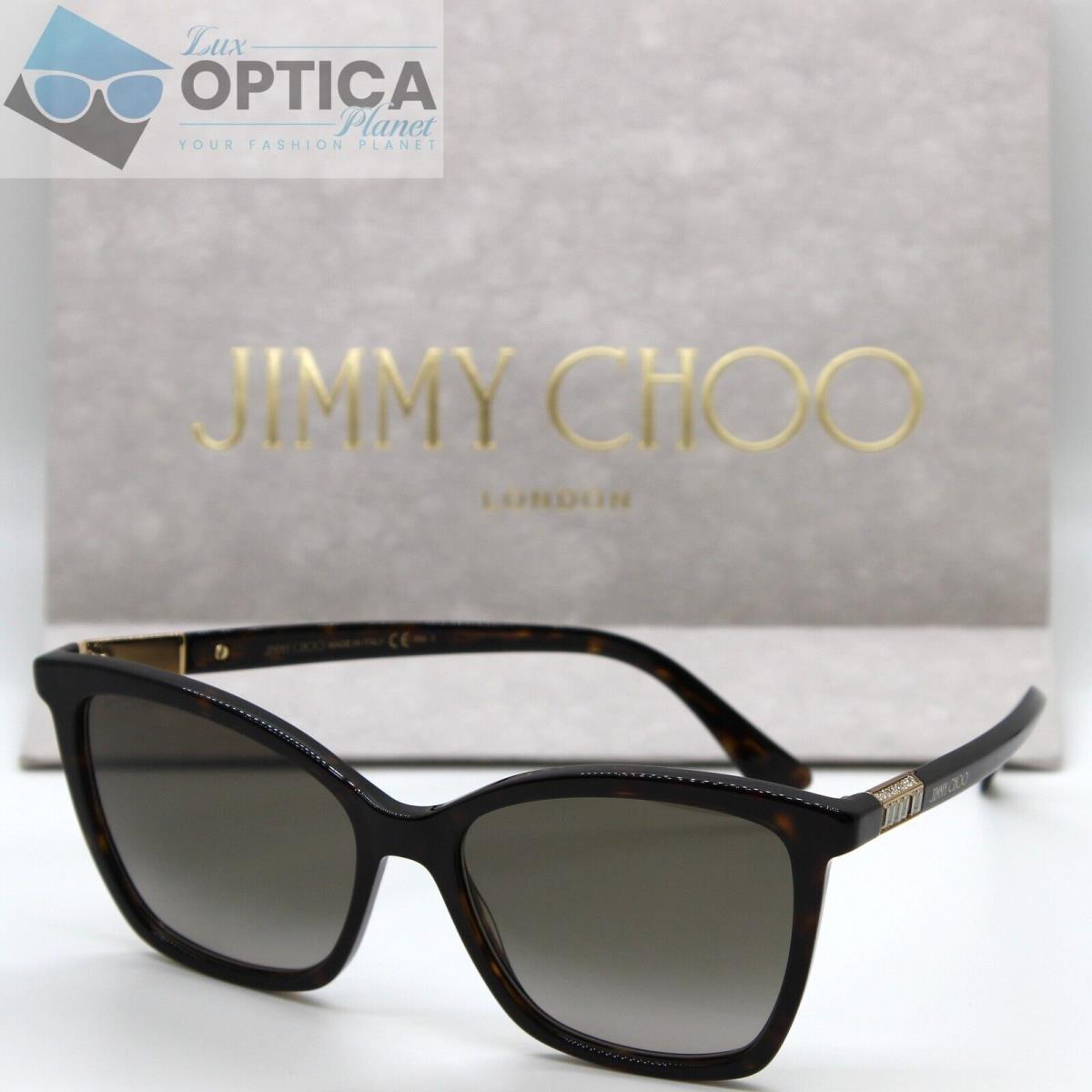 Jimmy Choo Ali/s 086HA Women`s Havana Frame Sunglasses Brown Lens 56mm