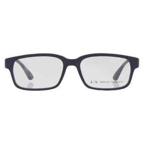 Armani Exchange Demo Rectangular Men`s Eyeglasses AX3091F 8181 56 AX3091F 8181